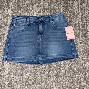Juicy Couture Blue Denim Skirt
